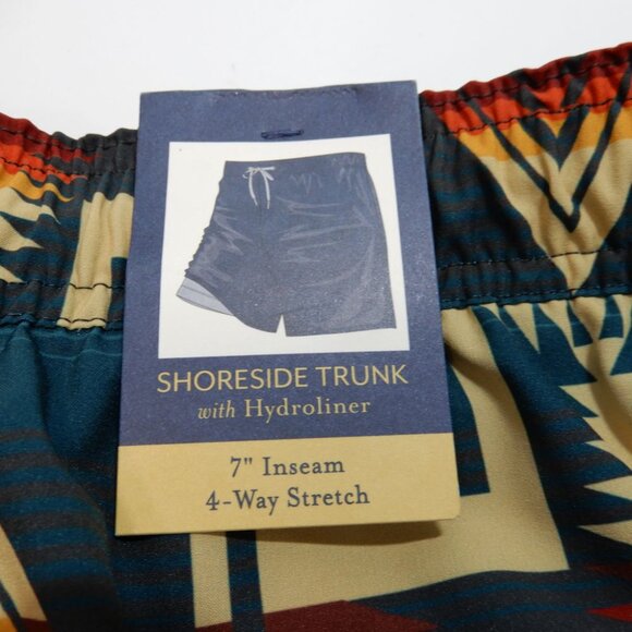 Pendleton Multicolor Patterned Swim Trunks - Picture 10 of 10